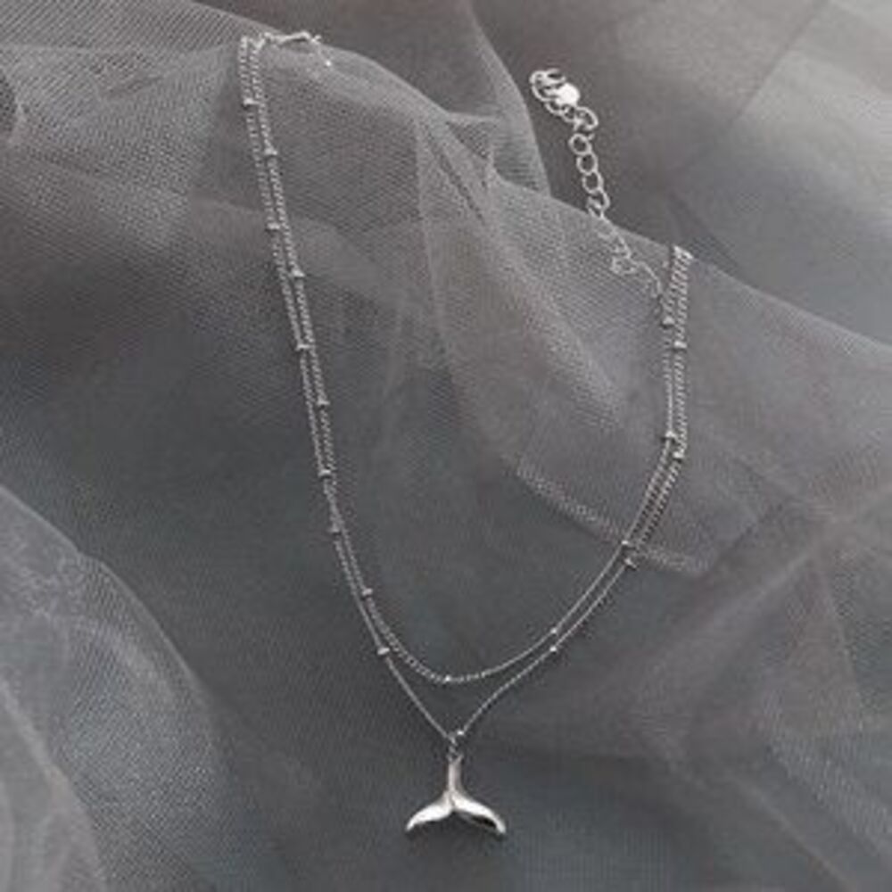 925 Sterling Silver Fish Tail Ankle Bracelet